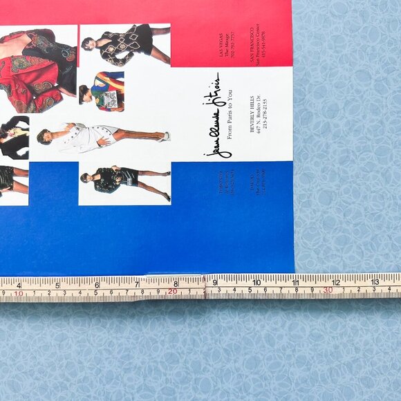 1990s Jitrois Gold Book Ad • Vintage Leather Fashion • Parisian Wall Art - Picture 6 of 6